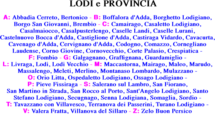 LODI e PROVINCIA
